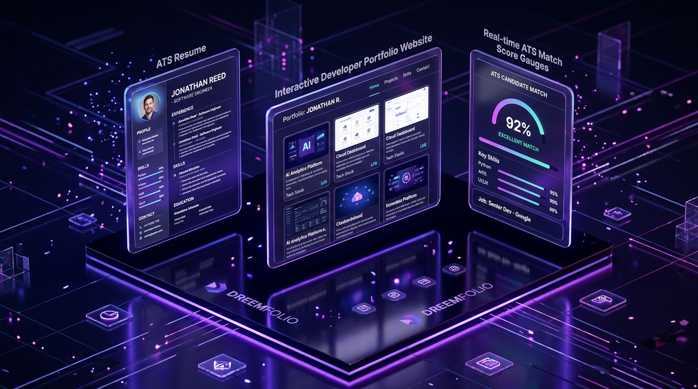 DreemFolio 3D Platform Showcase